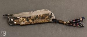   Couteau de poche Piémontais façon higonokami par Mickael Moing 