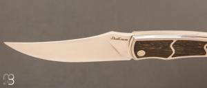 Couteau " Pointix " custom de Florent Dall'ava - L'atelier Dall'ava - Inox/Carbone Gold
