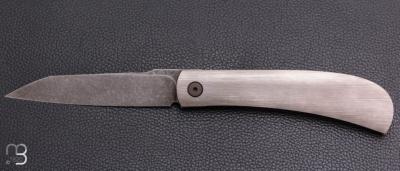   Couteau " Proto " framelock par Stéphane Espi - Titane et RWL34