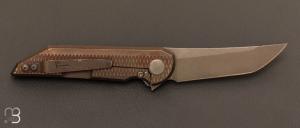 Couteau  " Radford " par Jake Hoback - Titane et S90v