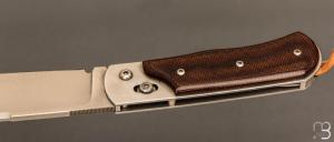  Couteau " Robusto" par Éric Parmentier - Micarta et RWL34