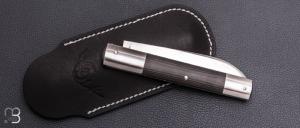   Couteau " Rumilly " custom par Cyril Doche - Fibre de carbone et RWL34