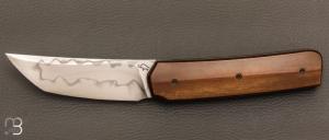   Couteau " Sanjo " par Guy Poggetti - Micarta vintage et C130