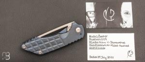   Couteau   "   Seeker #029 " par Scorpion 6 Knives - Titanium et Nitro-V