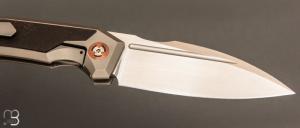     Couteau " Speartak regular Integral Inlays PROTO" de GTKnives - Thomas Gony
