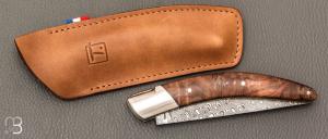  Couteau " Styl'ver damas " par Goyon Chazeau - Noyer