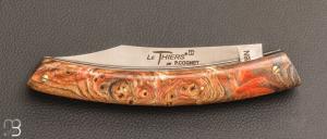    Couteau de poche le Thiers 13 cm par Cognet - Marronnier stabilisé et 14c28N