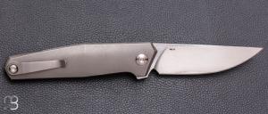    Couteau " Toko" flipper de Jens Anso - Titane et RWL34