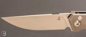   Couteau " Toko" flipper de Jens Anso - Titane et RWL34