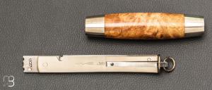 Couteau Tonneau par Jean Michel REMAUD - Loupe de robinier