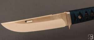 Couteau " UN #077 " par Rockstead - ZDP189 et galuchat