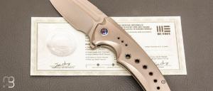 Couteau pliant WE KNIFE Limited Edition Nexusia Frame Lock Flipper - 034/155