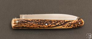   Couteau  " Yssingeaux " de Jérôme Latreille - Bois de cerf