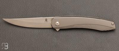 Couteau "   ZEN    " de Kizer design Shence - S35VN et titane