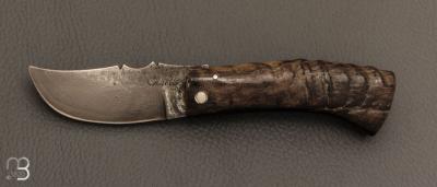   Couteau de poche corse Baby Dollar lame Damas de José Viale