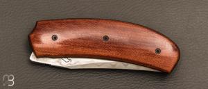    Couteau " custom " par Guy Poggetti - Micarta et lame en acier C130