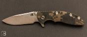 Couteau custom XM-18 Flipper Slicer Digital Camo par Rick Hinderer