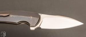    Couteau " custom " pliant de David Lespect - Timascus et RWL34