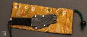 Couteau de cou modèle "Chou Basic" noir par Rockstead