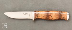 Couteau  " custom " droit  en Palmier par Ken McFall