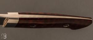 Couteau  "  drop point intégral " par Dietmar F. Kressler - Snakewood