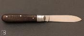 Couteau fermant 3 rivets Chêne fumé Inox par OTTER - réf : 169 R