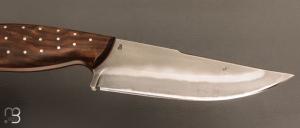  Couteau " Custom fixe " par Daemon Knives - Noyer