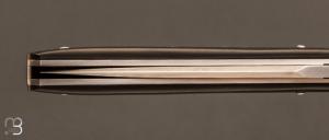 Couteau " slipjoint  " par Honoré Vilain - AISI 52100 et African blackwood 