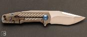 Couteau "Timascus" tactique custom par Jim Burke