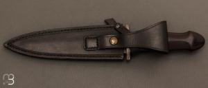 Dague "Kriss " de Jean Paul Sire - Ébène et Damas
