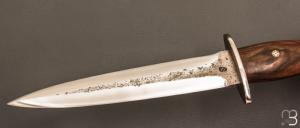    Dague noyer et lame forgée par Jean Paul SIRE