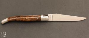   Couteau Laguiole en Aubrac 12 cm manche en os de mammouth