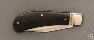    Couteau " Lanny's clip " de Craig Brewer - Rag Micarta