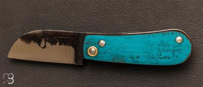 Couteau " London " XC75 et chêne fait main par Frédéric Marchand