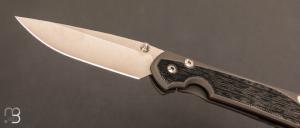  Couteau  "  Sebenza 31 Large Black Micarta inlay  " L31-1200 de Chris Reeve 