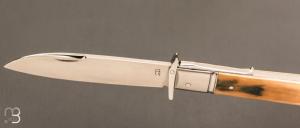   Couteau " Yssingeaux avec garde à bascule et palanquille  " par Romain Alvarez - Mammouth et RWL-34