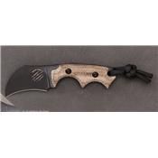 Black Mushroom BB DRAGO neck knife by Bastinelli