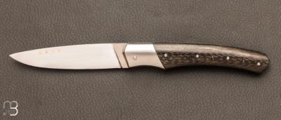 Couteau " 1820 Berthier " fibre de carbone et RWL34 par Glenn Guillou