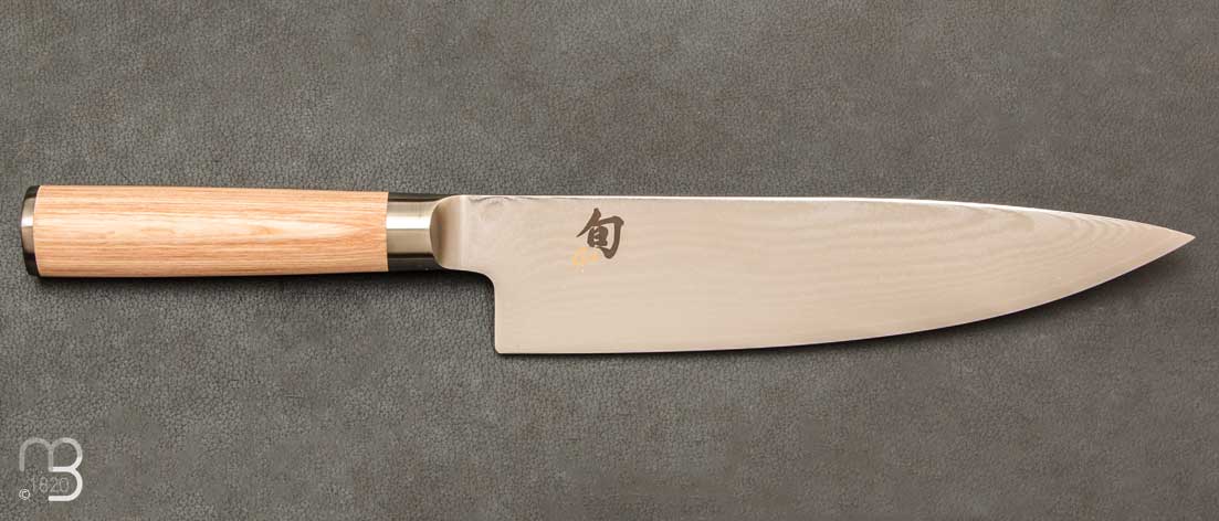 Couteau Japonais de cuisine KAI Shun Classic White chef 200 mm - DM.0706W