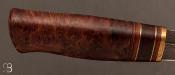 Couteau " Puukko" damas des Forges d'Haraldr