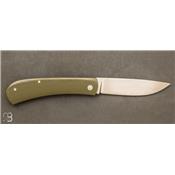 Couteau pliant UPK G-10 vert par Laurent Gaillard