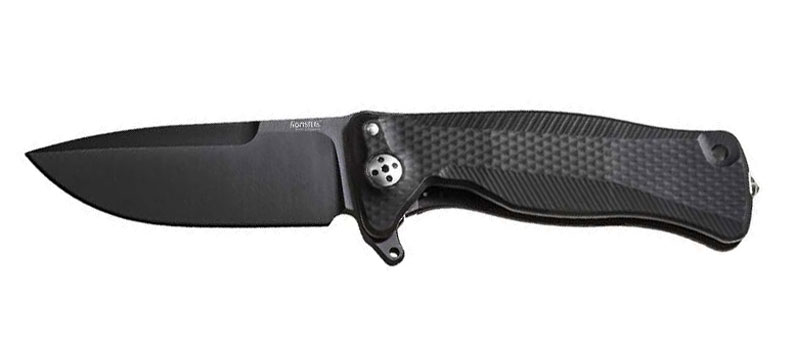 Couteau fermant SR-11 Noir, lame noire