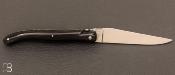 Couteau Laguiole en Aubrac 12 cm - Corne de buffle plein manche