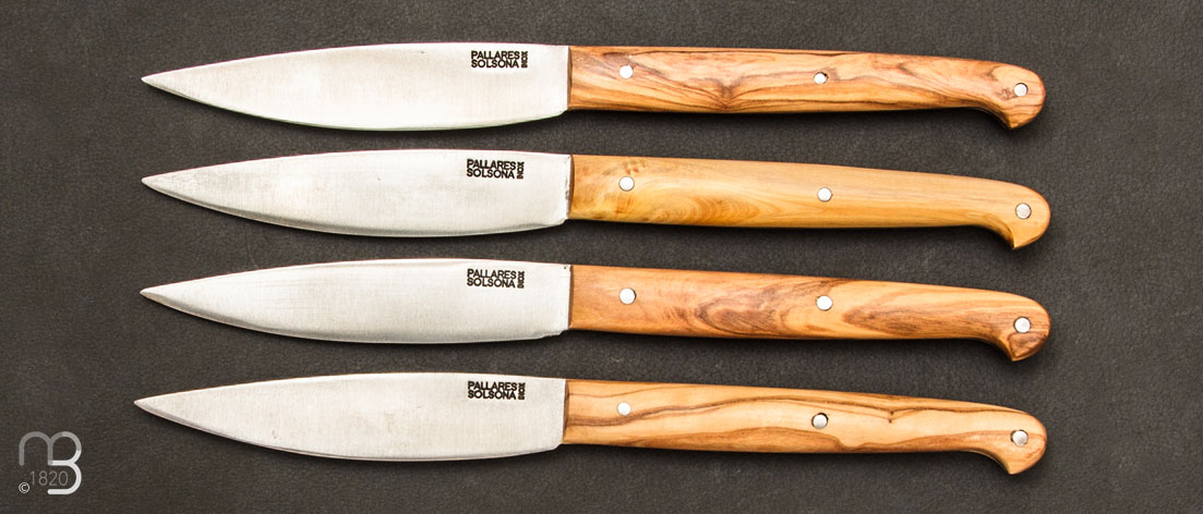 Set de 4 couteaux à Steak Pallarès Solsona - Olivier