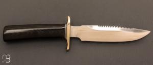  Couteau droit Randall N°1 - 6" "All-Purpose Fighting Knife" - Micarta noir