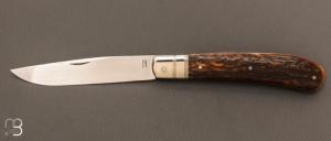 Couteau " Yatagan " RWL-34 et bois de cerf par Romain Alvarez