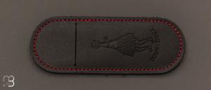 Full grain leather sheath for Douk-Douk knife