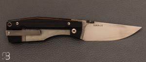 Couteau "  Sika  " custom par Torpen Knives - Jérôme Hovaere - G-10 et D2