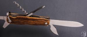   Couteau  de poche Canif 6 pièce par J. Mongin - Bois de cerf