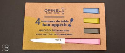 Set 4 Opinel table knives Campagne